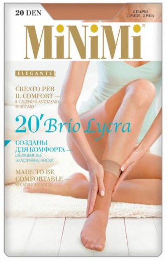 Носки MiNiMi (МиНиМи) Brio Lycra 20 (calzino)