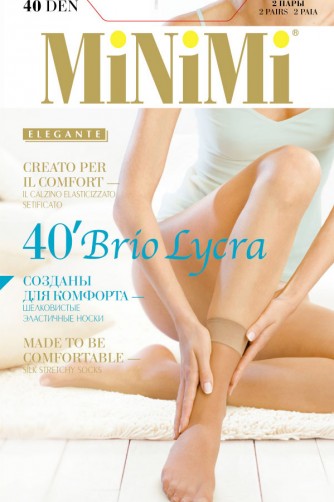 Носки MiNiMi (МиНиМи) Brio Lycra 40 (calzino)