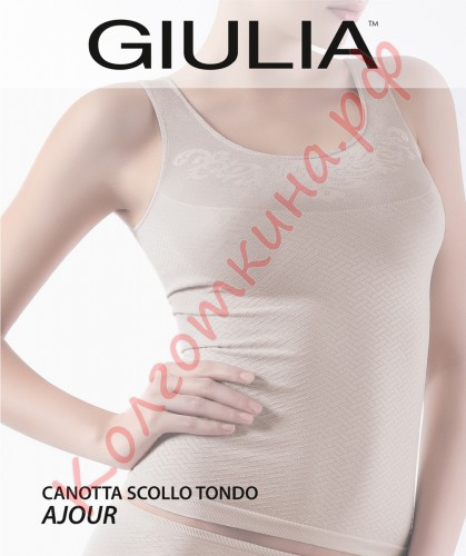  -  Giulia () Canotta Scollo Tondo Ajour