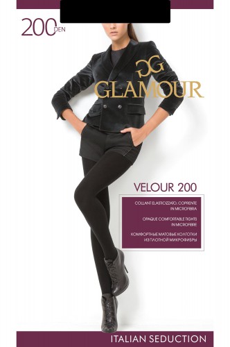 Колготки Glamour (Гламур) Velour 200 (microfiber)