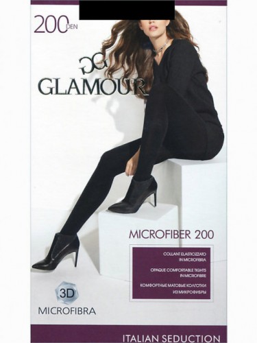 Колготки Glamour (Гламур) Microfiber 200 (velour)
